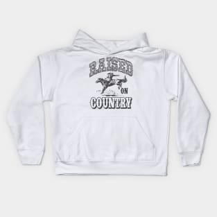 Raised on Country Country Concert T-shirt Kids Hoodie